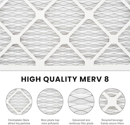 12x12x1 Air Filter MERV 8, HVAC/Furnace AC Filter Replacement, Dust - Image 4