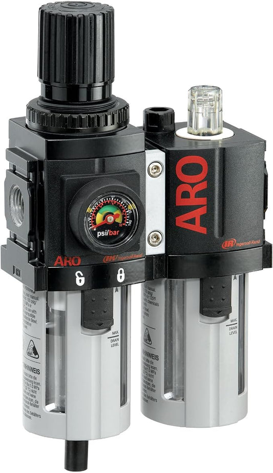 ARO C38231-600-VS Air Filter-Regulator-Lubricator Combination, 3/8" NPT - Image 2