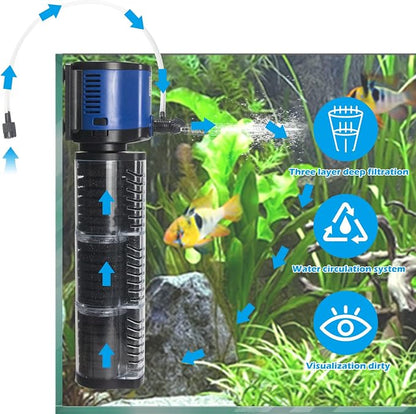 TARARIUM Aquarium Filter Powerful 260GPH - Image 2