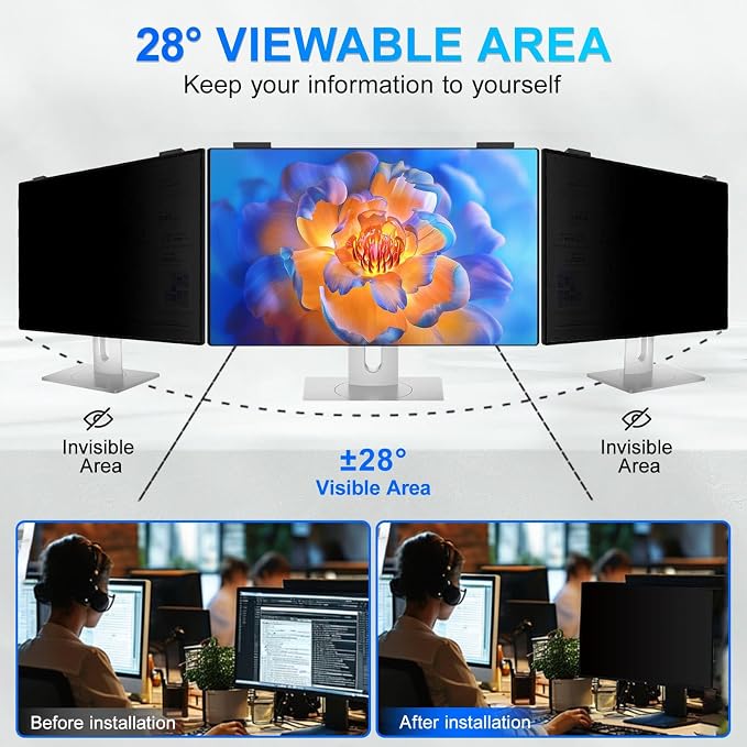 Magnetic 23.6 Inch Privacy Screen - Image 3