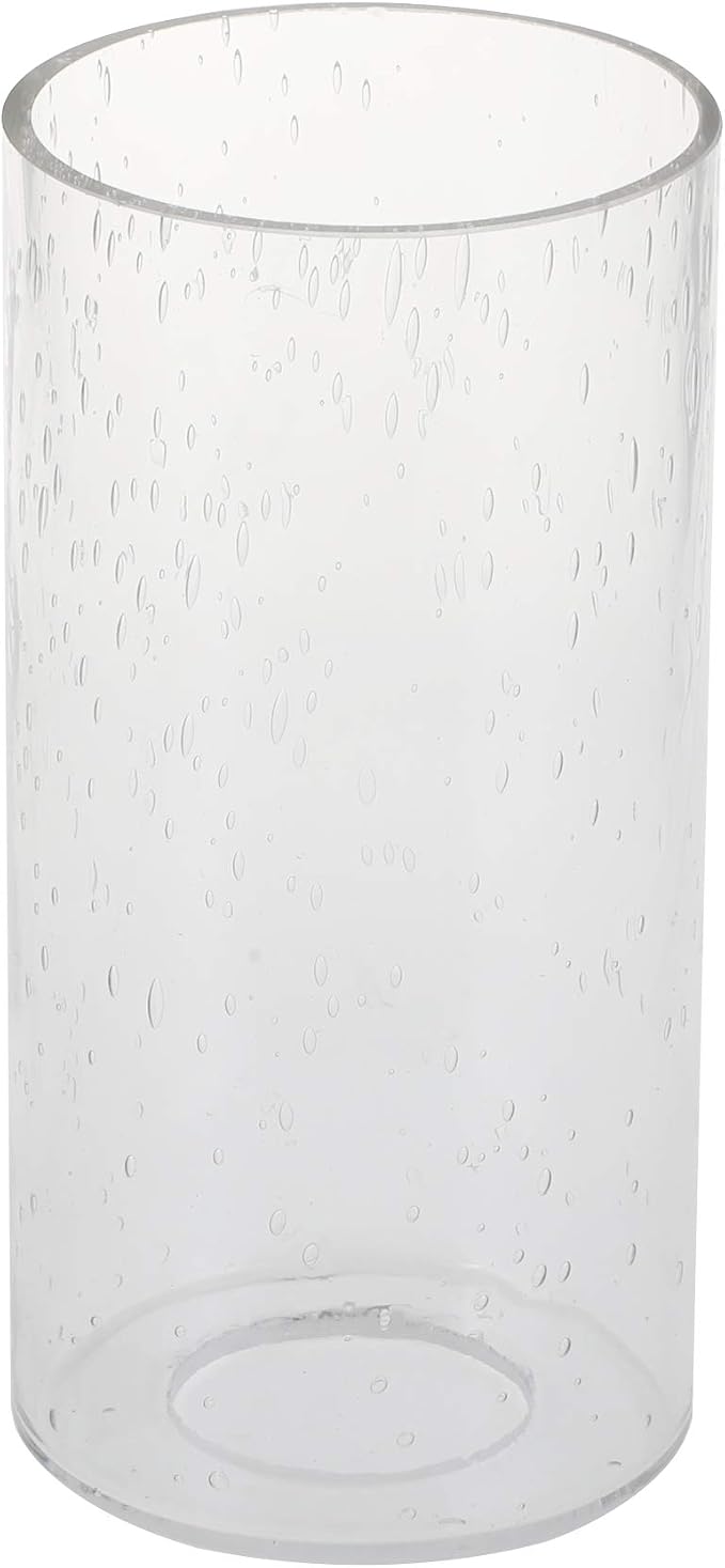 GoLucky Clear Bubble Cylinder Bubble Glass Shade Accessory Glass Lamp Fixture - Image 2