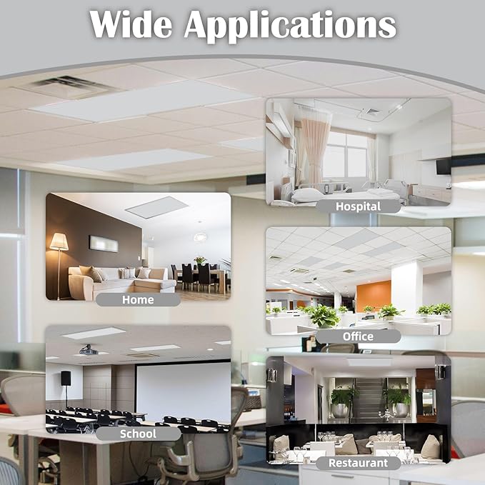 4 Pcs Fluorescent Light Covers - Image 6
