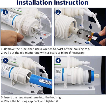 Membrane Solutions 100 GPD RO Membrane, Reverse Osmosis Membrane, RO Membrane - Image 8