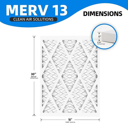 10x30x1 Air Filters, MPR 1900 & FPR 10, MERV 13 Pleated Air Filter - Image 3