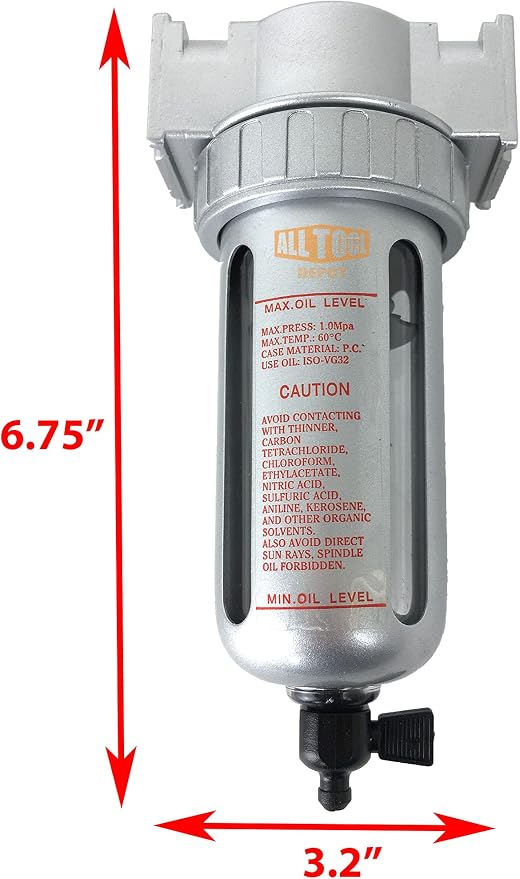 1/4" NPT Mini Particulate Filter/Water Trap - Image 2
