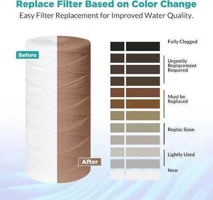 5 Micron 10" x 4.5" String Wound Water Filter Cartridge - Image 6