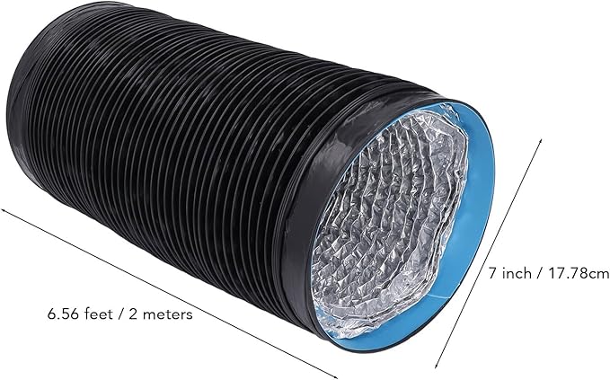 Dioche 7 Inch Conditioner 7in Dryer Vent Exhaust Duct Hose - Image 9