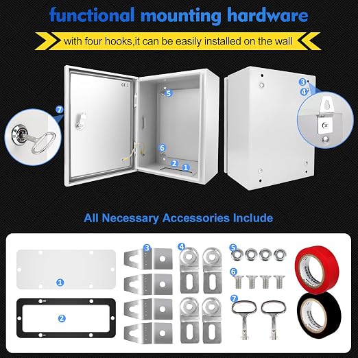 Outdoor Electrical Junction Box, Wall Mounted IP66 Waterproof & Dustproof - Image 4