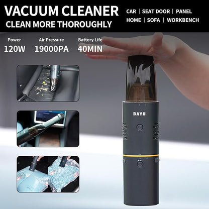 BAYU 4 in 1 Car Smart Kit, 19000PA Car Vacuum Cleaner, 200PSI Cordless Pressure - Image 4