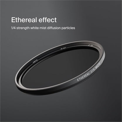 Urth 82mm Ethereal White Mist ¼ Diffusion Lens Filter - Image 2