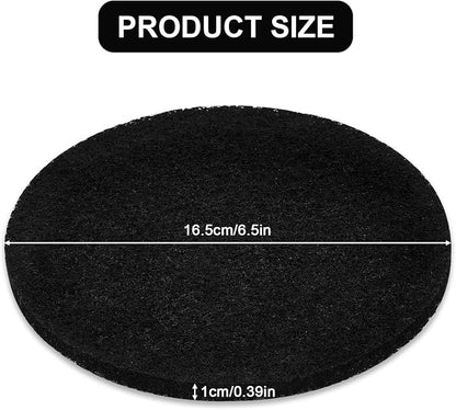 6Pcs 6.5 Inch Charcoal Filters for Kitchen Compost Bin, Replacement Activated - Image 2