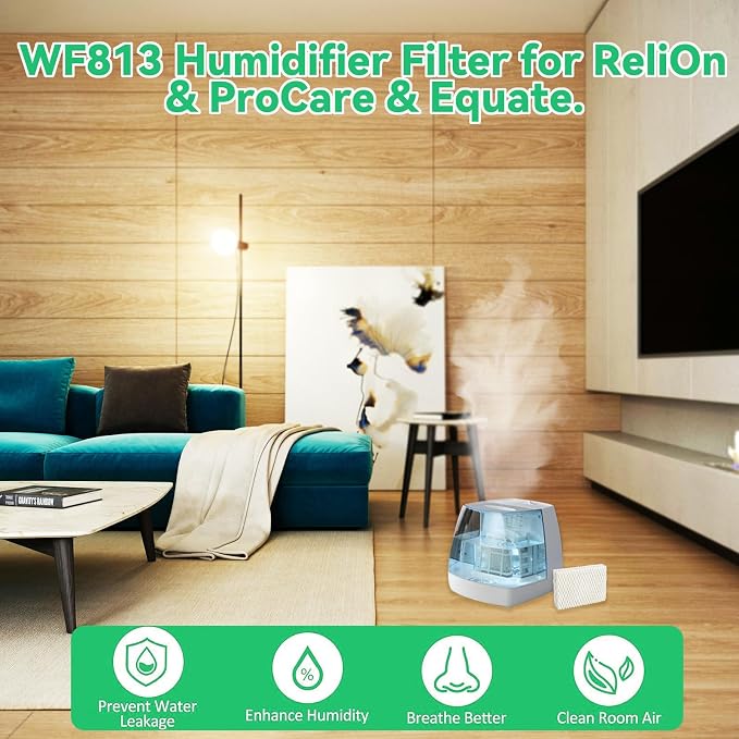 kakofaci 6 Pack WF813 Humidifier Filters Replacement Compatible - Image 7