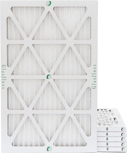 Glasfloss ZL 13x21.5x1 MERV 10 AC Furnace Air Filters.. Actual Size: 12-7/8 x by Glasfloss