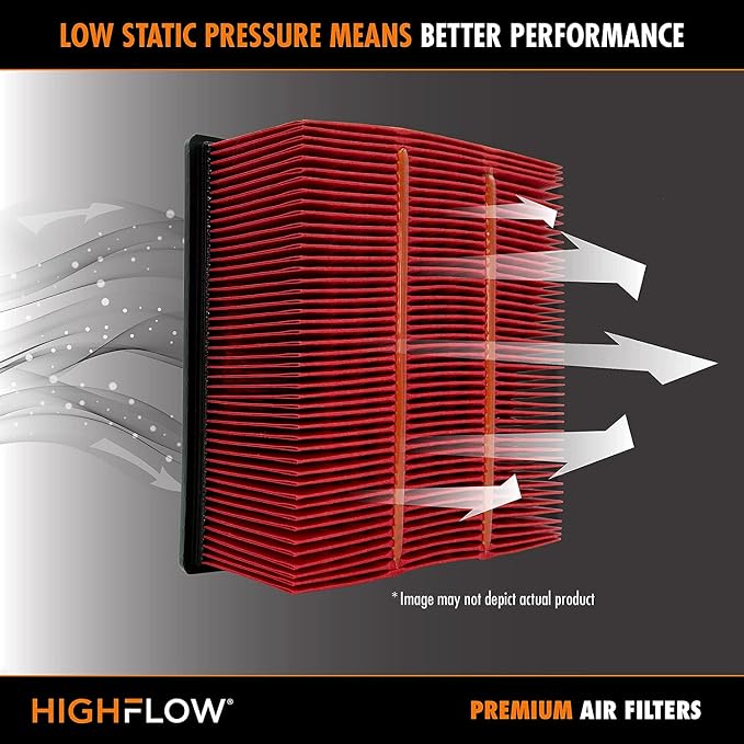 HIGHFLOW High Performance, Pre-Oiled Disposable Engine Air Filter PA99540X | - Image 5