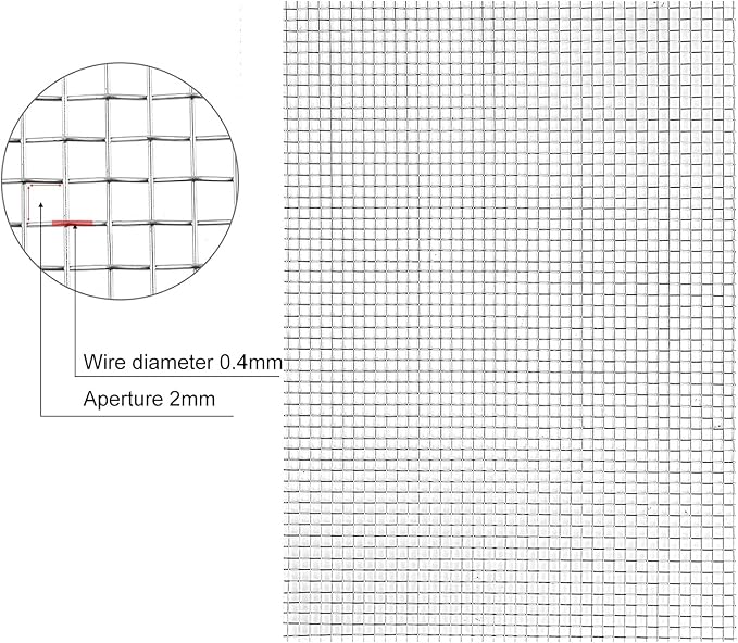 304 Stainless Steel Woven Wire Mesh, 304 Stainless Steel Mesh Sheet, - Image 2