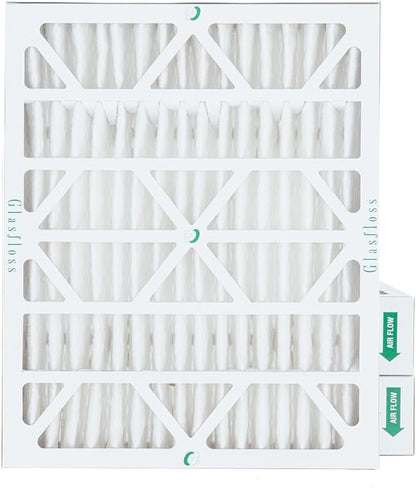18x24x4 MERV 10 4" Inch Pleated Air Filters By Glasfloss. Box of 3. Actual by Glasfloss