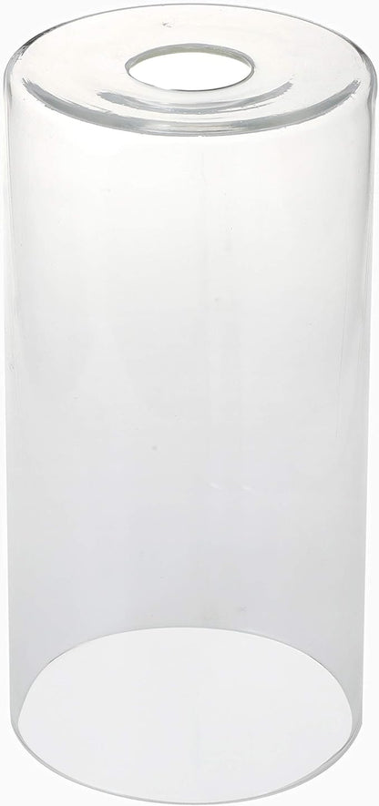 GoLucky Clear Cylinder Clear Glass Shade Accessory Glass Lamp Fixture Shade by Unknown