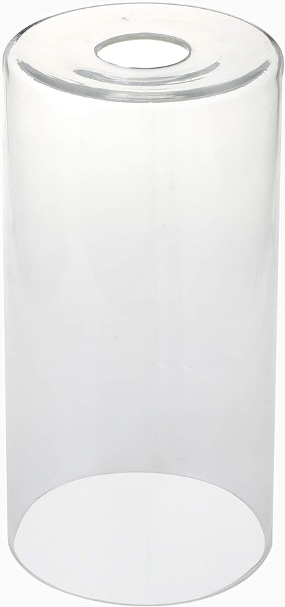 GoLucky Clear Cylinder Clear Glass Shade Accessory Glass Lamp Fixture Shade - Image 2