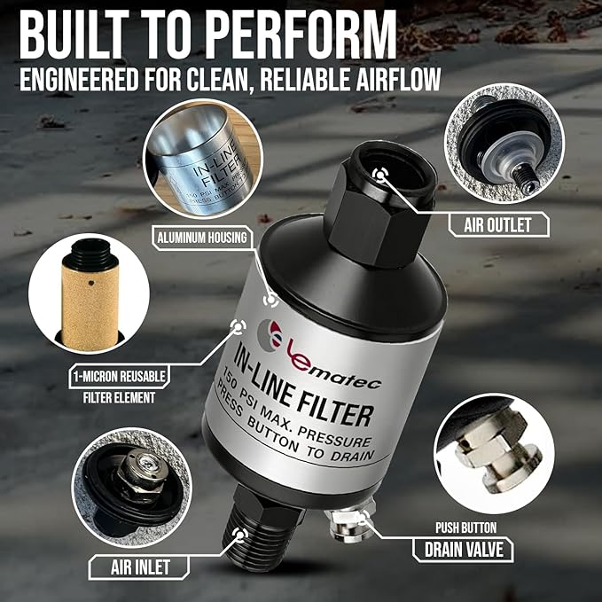 LE LEMATEC Air Compressor Water Separator - Image 2