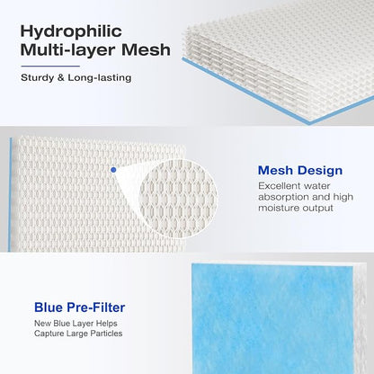 HFT600 Humidifier Wick Filter, for Honeywell Top Fill Tower Humidifier HEV615 - Image 4