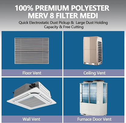 20" x 100" Air Vent Filters, - Image 5