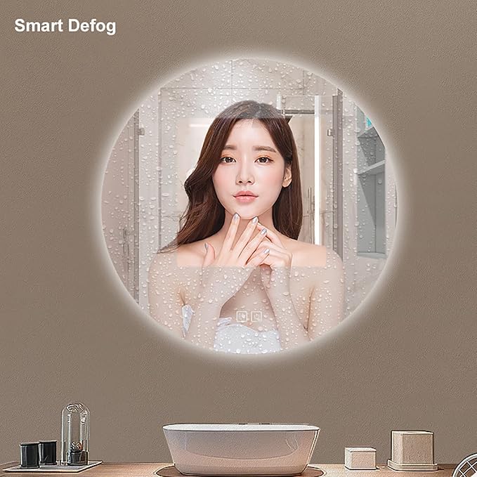 Led Mirror for Bathroom, Bathroom Mirrors for Vanity, Shatter-Proof, - Image 3