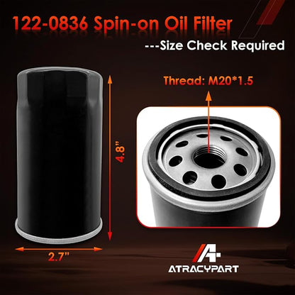 Tune Up Kit 140-3116 Air Filter, 122-0836 Oil Filter & Fuel Filter - Image 6