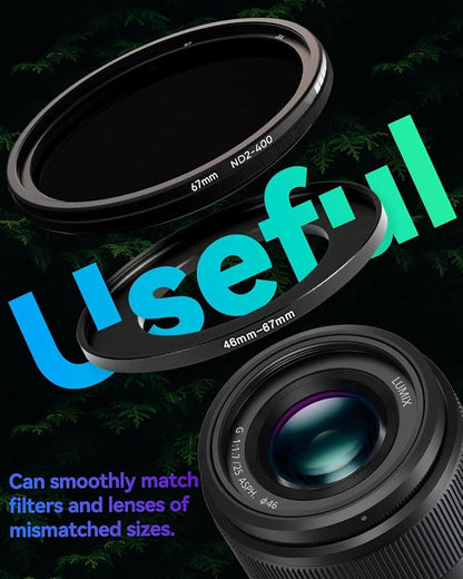 40.5-52mm Metal Step-Up Ring Adapter Compatible - Image 8