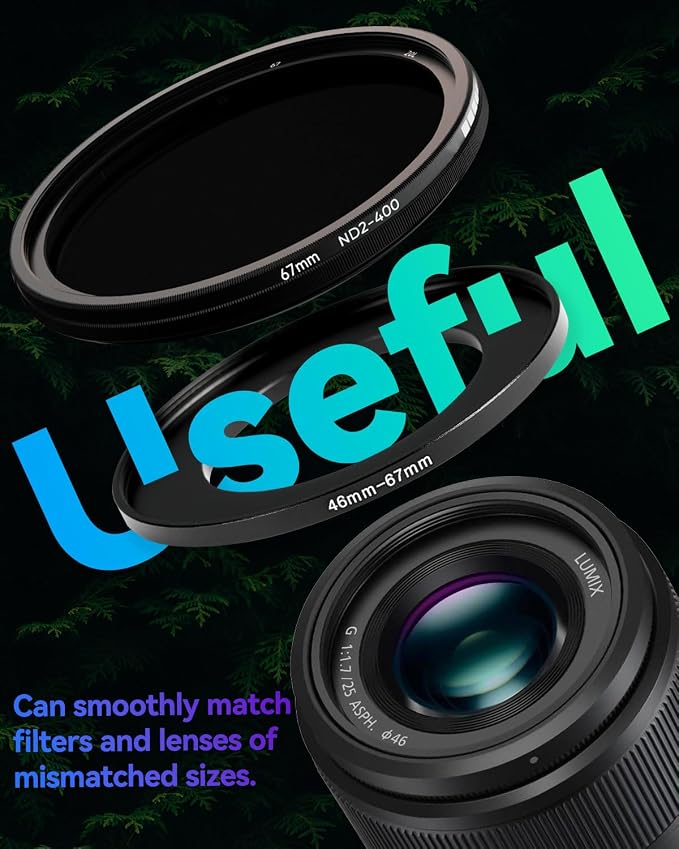 86-95mm Metal Step-Up/Down Ring Adapter Compatible - Image 9