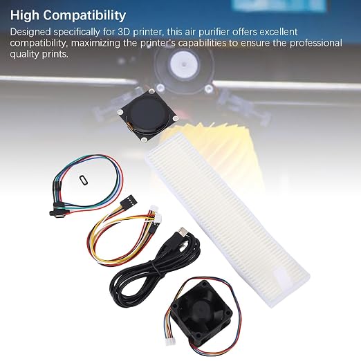 Fafeicy 3D Printer Air Filter, LCD Display Real Time Monitoring - Image 6