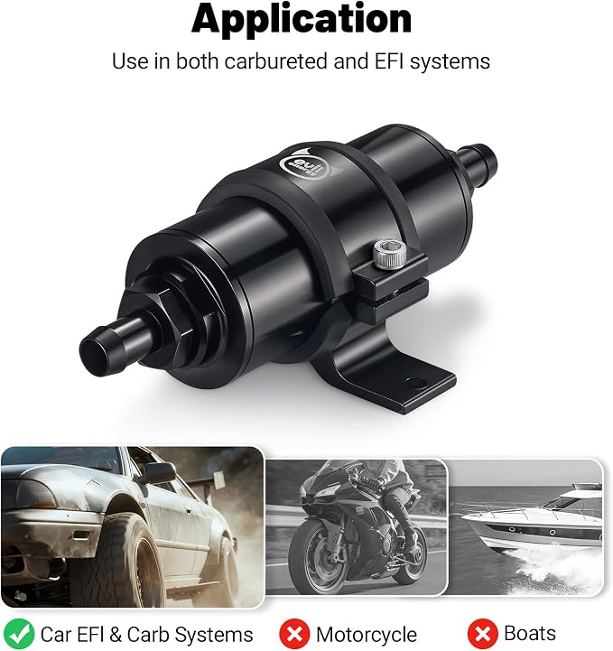 EVIL ENERGY Inline Fuel Filter 40 Micron - Image 4