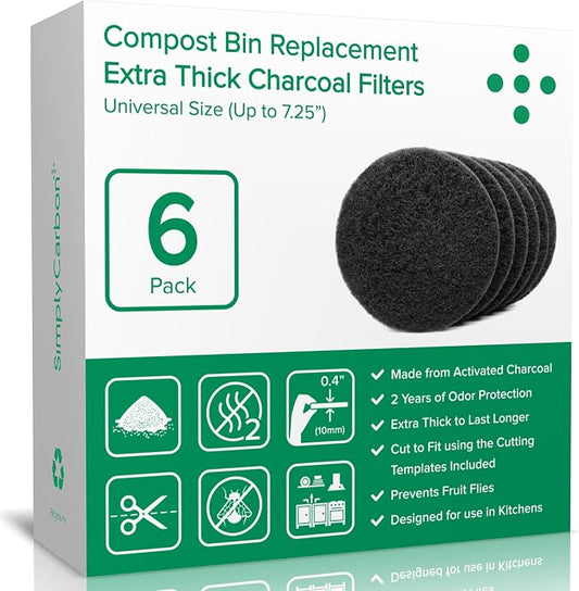 2 Years Supply Extra Thick Filters by Simply+Carbon