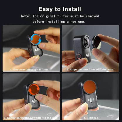 Haoge Filter Set for DJI Osmo Nano, Includes CPL, Osmo Nano Accessories - Image 8