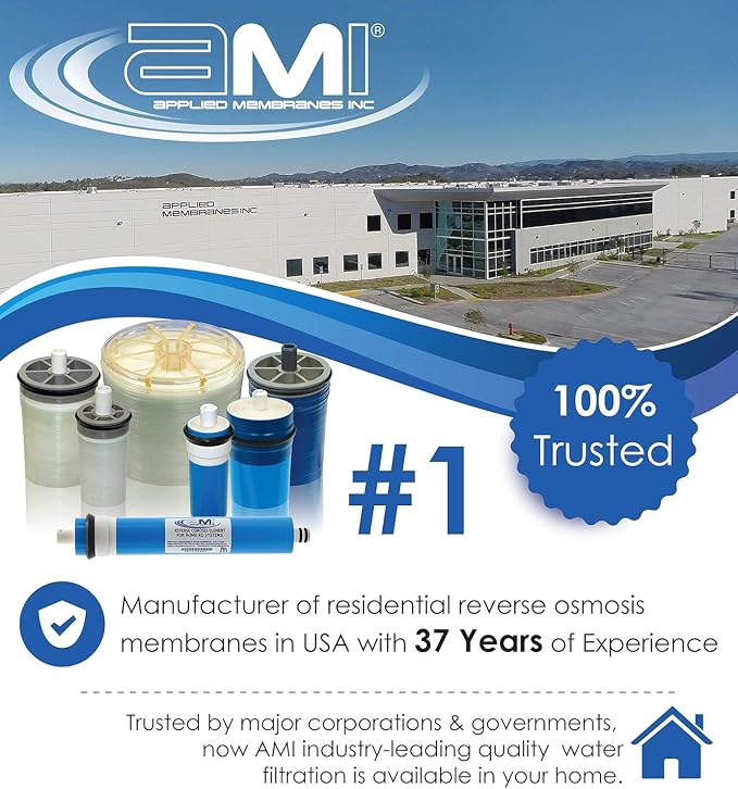 APPLIED MEMBRANES INC. AMI Reverse Osmosis Filter Replacement | Pre Filter Set | - Image 7