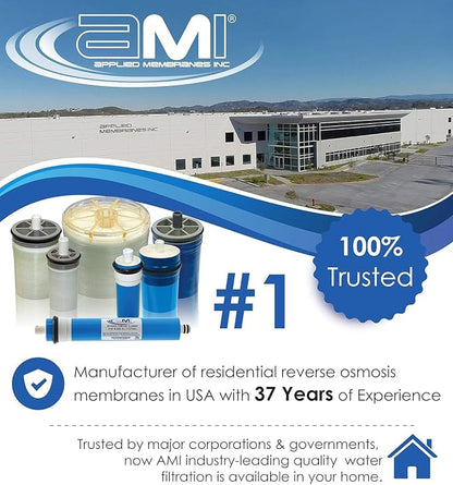 APPLIED MEMBRANES INC. AMI Reverse Osmosis Filter Replacement | Pre Filter Set | - Image 7