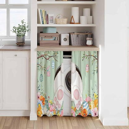 Easter Kitchen Curtains 54 Inch Long 2 Panel Set, Rod Pocket Window Curtains - Image 7