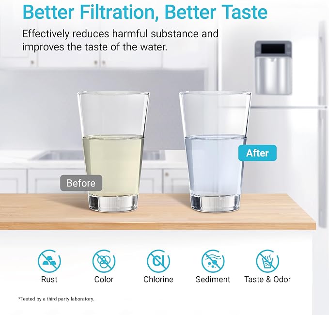 AQUA CREST LT1000PC ADQ747935 Refrigerator Water Filter and Air Filter - Image 7