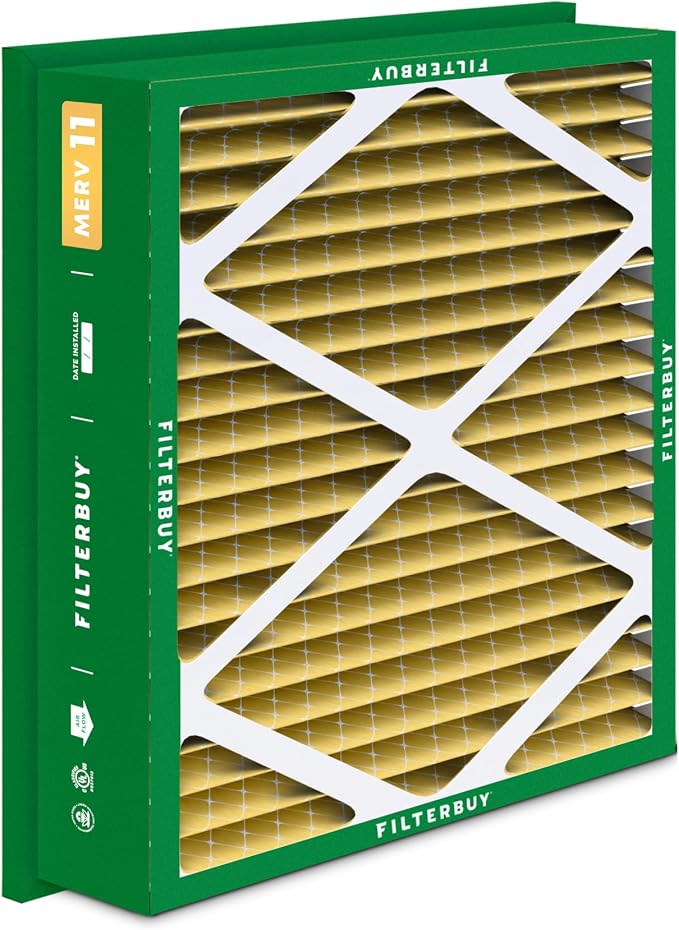Filterbuy 20x25x5 Air Filter MERV 11 Superior Pet & Allergy Defense, - Image 9