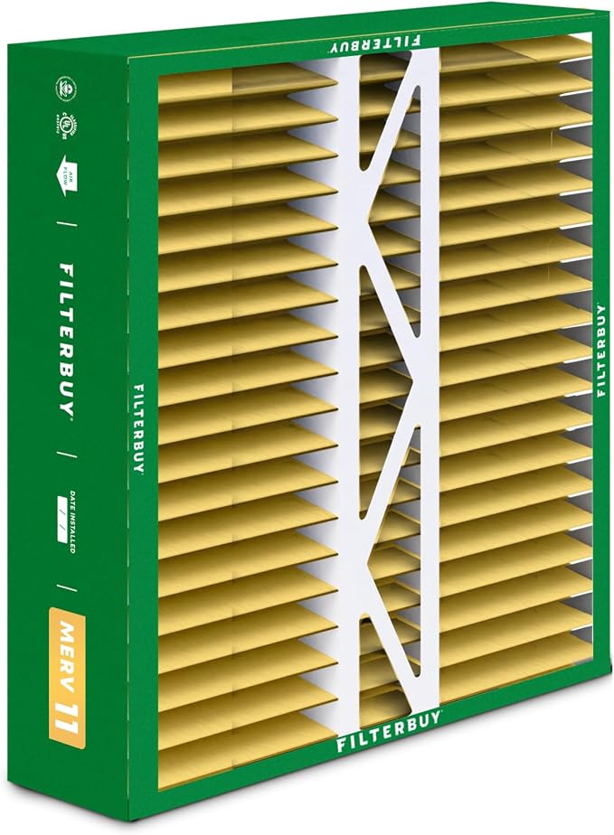 Filterbuy 20x20x5 Air Filter MERV 11 Superior Pet & Allergy Defense, Pleated - Image 8