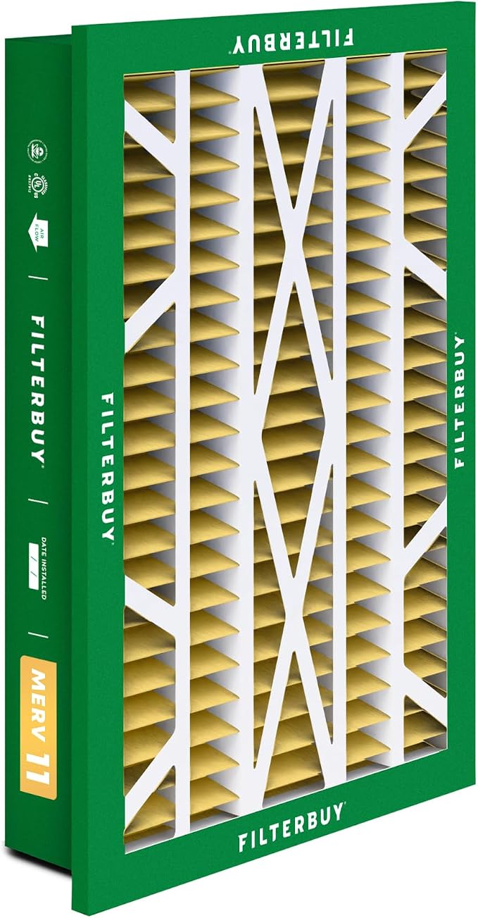 Filterbuy 16x25x5 Air Filter MERV 11 Superior Pet & Allergy Defense, - Image 8