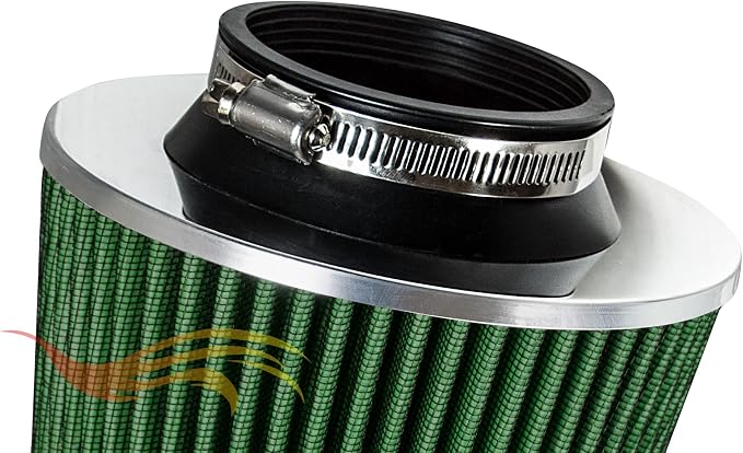 Rtunes Racing Universal Clamp-On Air Filter, Standard Cone, Dry Washable Design - Image 3