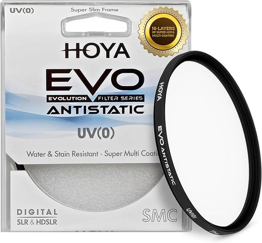 Hoya EVO Antistatic 62mm UV Filter — Camera Filters by HOYA