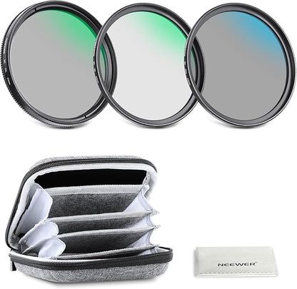 NEEWER 43mm UV/CPL/ND Lens Filter Kit by Neewer