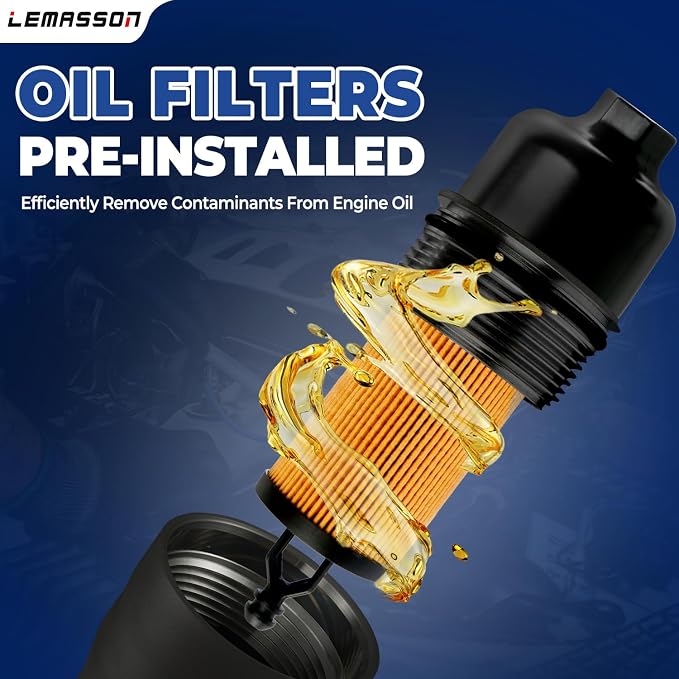 Upgrade Aluminum Engine Oil Cooler Oil Filter Housing - Image 7
