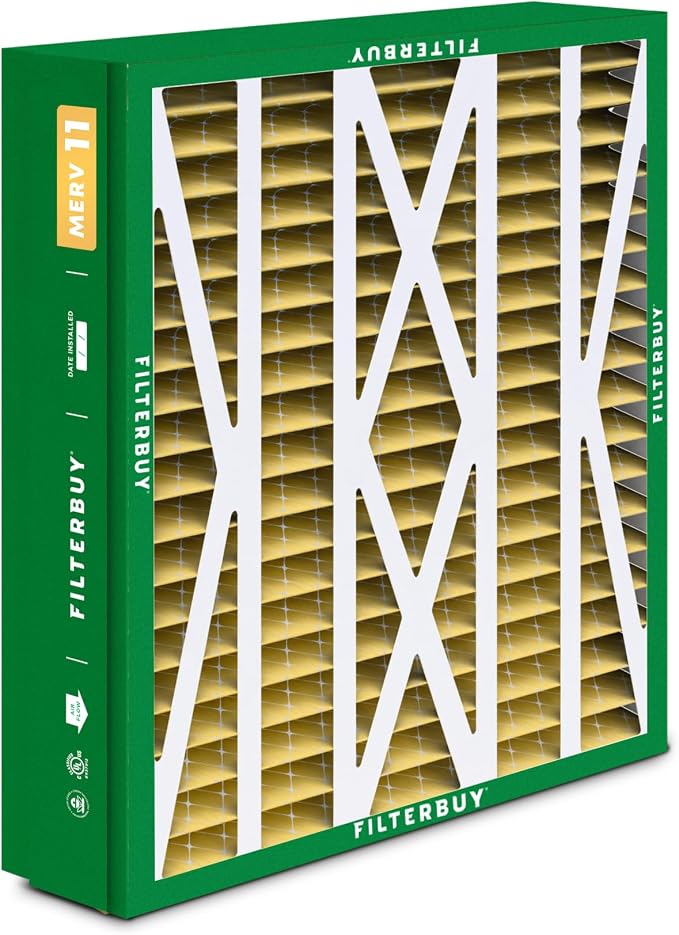 Filterbuy 21x27x5 Air Filter MERV 11 Superior Pet & Allergy Defense, Pleated - Image 9