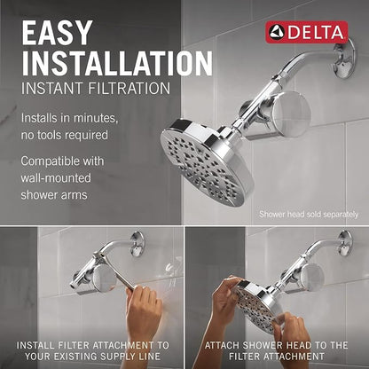 Delta Faucet Clarifi Standard Shower Filter Attachment - Image 5