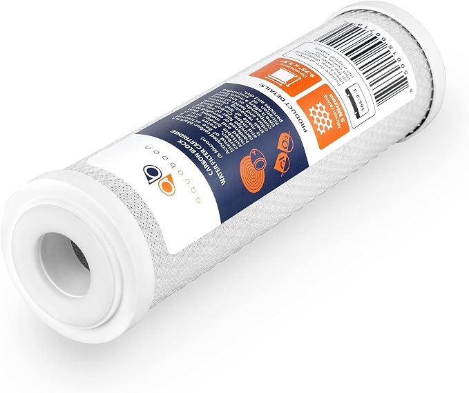 Aquaboon 5 Micron 10 x 2.5 Carbon Block Water Filter Cartridge CTO Whole House - Image 7