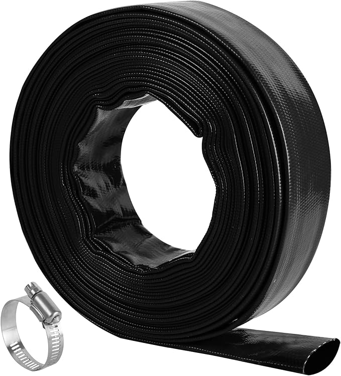 1-1/2" x 50 FT Pool Backwash Hose, by ProfessionalBrand