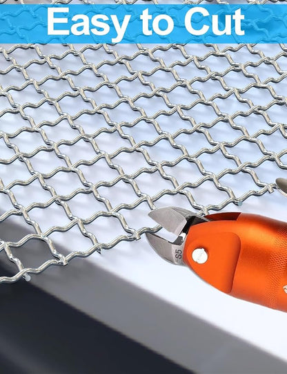 4Pack 5Mesh 10'' x 14'' Wire Mesh Screen, 304 Stainless Steel Anti-Rusted Mesh - Image 3
