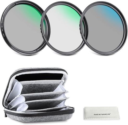 NEEWER 46mm UV/CPL/ND Lens Filter Kit by Neewer
